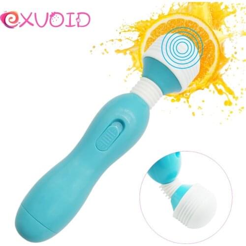 EXVOID AV Stick Vibrators Sex Toys for Women Body Massager Silicone Magic Wand Vibrator Clitoris Stimulate Adult Products