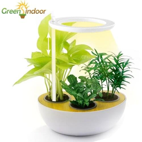 Led Grow Light Full Spectrum Adjustable Phytolamp Growth Lamp 5V USB Angel Ring Lamps Warm White For Indoor Seedlings Flowers