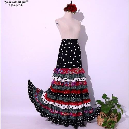 Flamenco, A Popular Dance Wear Brand, Is A Hip-Wrapped, Multi-Layer Flounce BB02 Dress