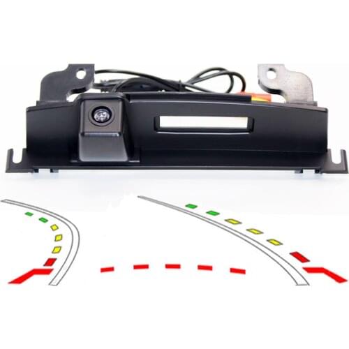 Dynamic Trajectory Car Rear View Parking Camera for NISSAN TIIDA Hatchback 2008 Backup Reverse CCD HD