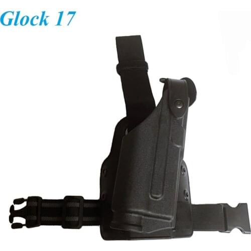 Tactical Hunting Shooting Glock Accessories Right Hand Thigh Pistol Airsoft Gun Holster For Glock 17 19 22 23 31 32