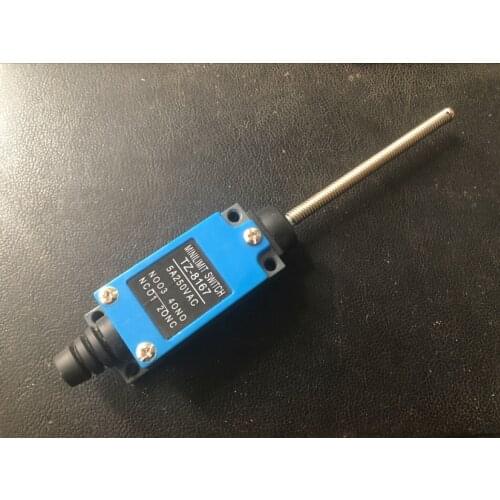 Limit switch NONC 10A 250VAC metal long spring arm momentary travel switch IP65 waterproof TZ-8167 New spring return