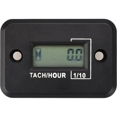 Motorcycle New Tach Vibration Activated Hour Meter Counter Waterproof For ATV Snowmobile Gas Engine Boat Motorbike YC101469