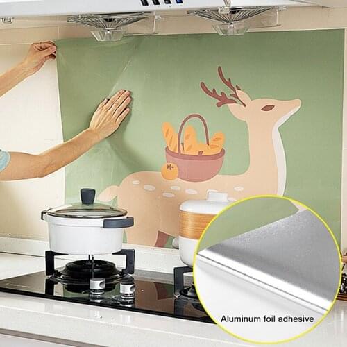 Cartoon kitchen stickers wall decor stickers for tile wall sticker one piece stickers for kitchen splashback wall stickers cute