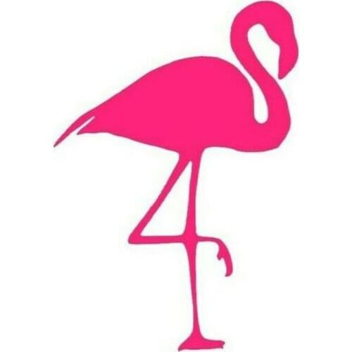 FLAMINGO DECAL STICKER CAR WINDOW LAPTOP TABLET WALL STICKER SCHOOSE SIZE AND COLOR