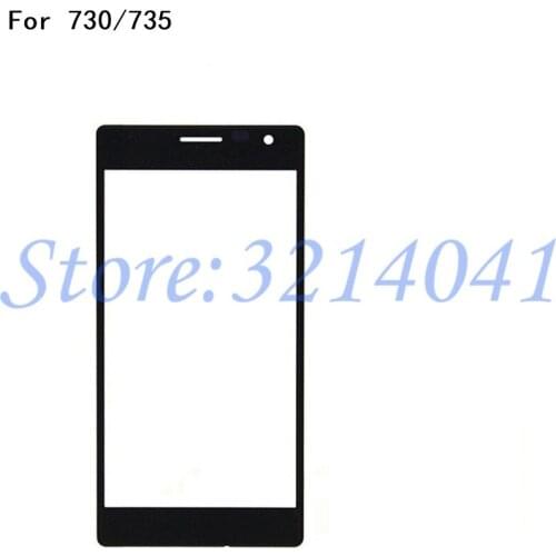 Original Touchscreen For Nokia Lumia 730 735 Sensor Touch Screen Digitizer Front Glass With Logo