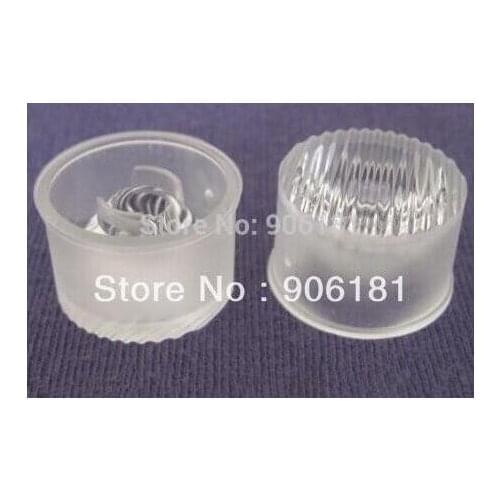#PI-21.8 Waterproof Led Lens, 15, 25, 30, 45, 60,90,120 degree, Lens diameter: 21.8mm, Big Stripe surface, PMMA materials