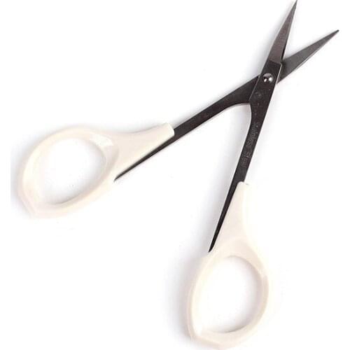Stars Colors Professional High Quality Eyebrow Scissors Eyelash Scissors Straight angle Eyelash Extension Tool Eyebrow Trimmer