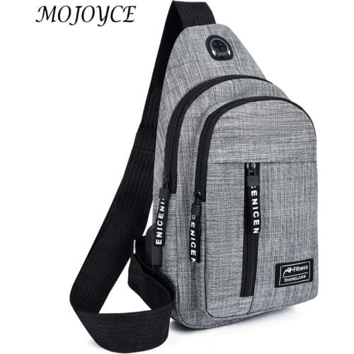 Fashion Men Chest Bags Solid Multi-pocket Crossbody Bag Oxford Shoulder Waist Pack Multi-function Travel Outdoor Package 2021