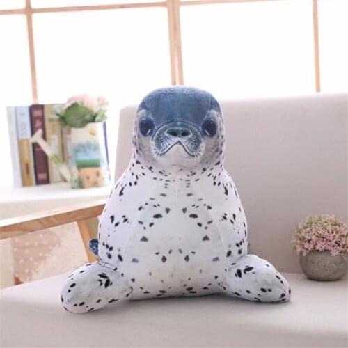 Super soft sea lion doll stuffed plush toy girl sleeping pillow cute seal doll kids birthday gift