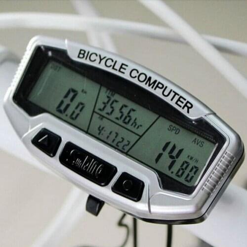 Waterproof LCD Bicycle Bike Computer Odometer Speedometer Backlight stopwatch BCP0203