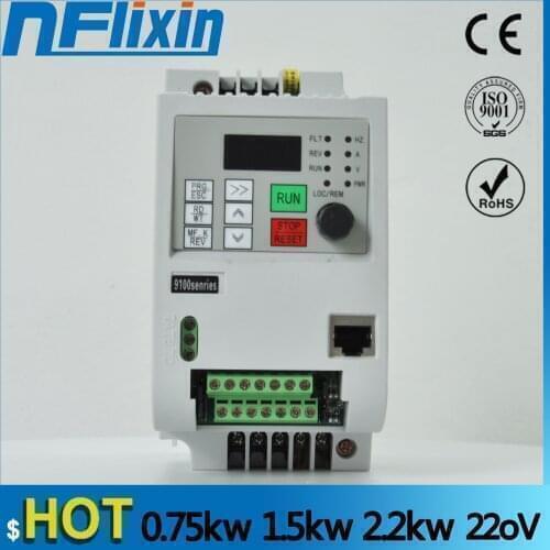 Built-in PLC/PID 3 phase inverter 220v 1.5KW/2.2KW/4KW/5.5KW/7.5KW Frequency Converter for Motor Drive