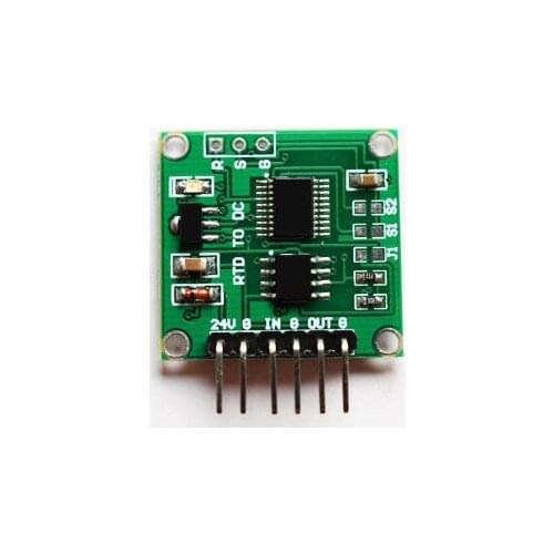 Pt100 temperature transmitter module output voltage signal is 0 ~5v 0 ~10 v