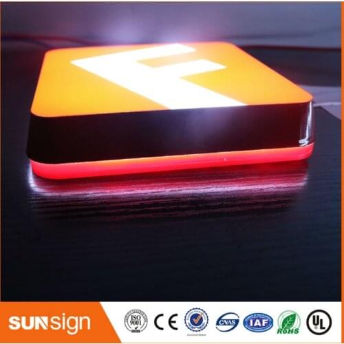Factory Outlet Outdoor Super High Brightness Acrylic Front Lit Led Channel Letters