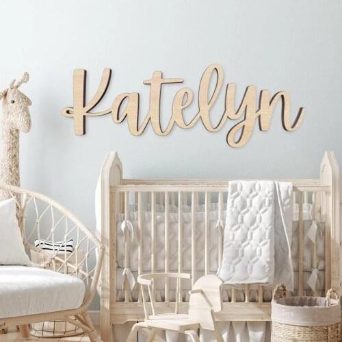 Nursery decor name sign, name sign for nursery girl, boy, over crib sign, baby name sign, family name sign, last name sign
