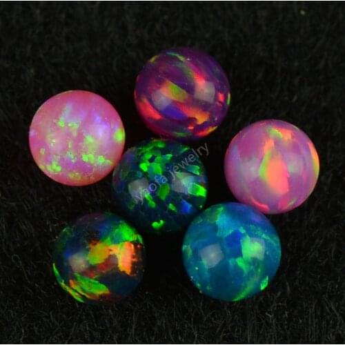 78 colors fire opal gems customiz-ed or inventory 3mm synthetic opal beads without hole or drilled hole for DIY jewelry disign