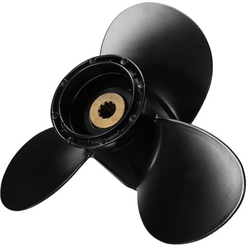 9 1/4 x 8 Propeller For Suzuki Outboard Engine 8-20HP 58100-91D00-019 Marine Propeller Aluminum Alloy 10 Spline Tooth 3 Blades