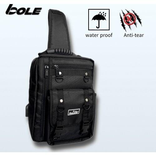 DR Chest Hang Tool Bag Single Shoulder Bag 1680D Oxford Cloth Backpack Multi-Functional Hard Man Style Preferred Satchel