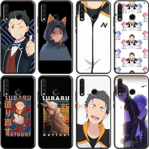 Natsuki Subaru Re Zero For Huawei Honor 10i 7C 7A 6C 4C Pro 8A 9A 6X 7X 8X 9X 7S 8S 9S 8 9 20 10X 10 Lite Case