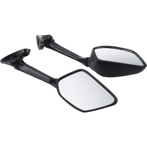 Black Rear Rearview Side Clear Mirrors For Yamaha YZF R3 YZF-R3 2015-2017 2016