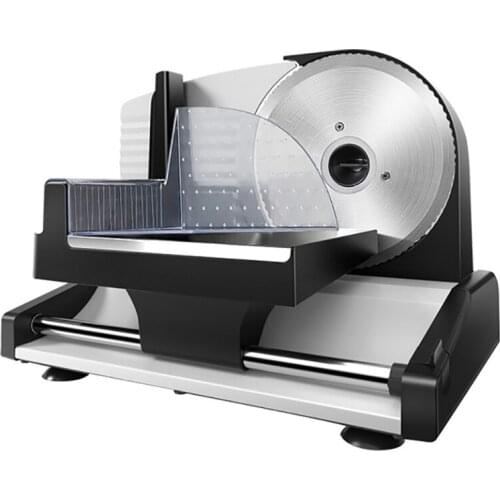 220V Electric Food Slicer Household Desktop Thickness 1-15MM Meat Slicer Lamb and Beef Slicing Bread Ham Meat Cutting Machine