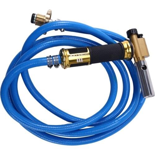 Electronic Ignition Liquefied Gas Welding Torch Kit with Hose for Soldering Cooking Brazing Heating Lighting Retail