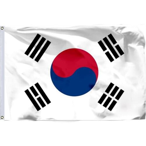 South Korean Flag 120 x 180 cm 100D Polyester Large Big Tai Chi The Republic of Korea Flags And Banners