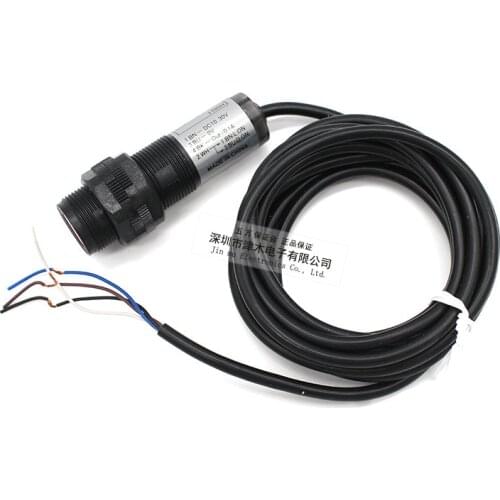 C2DP-11P M18 cylindrical photoelectric sensor plastic housing PNP output 6months warranty