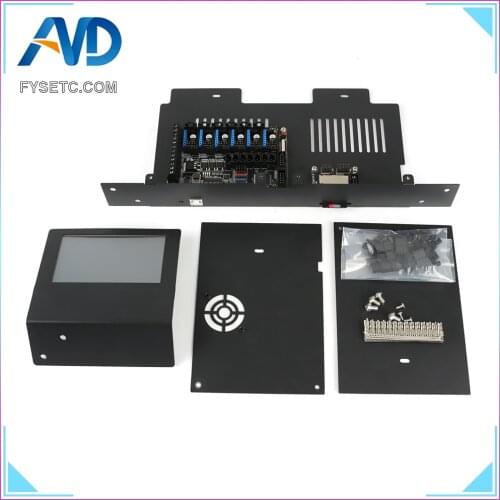 FYSETC F6 V1.3 Mainboard + 6PCS TMC2208 Motor Driver + 4.3" inch Touch Screen Display Case Kit For Ender 3 Ender-3