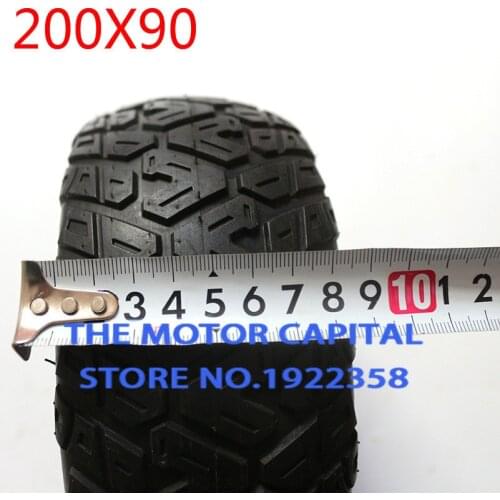 Good quality 200x90 Solid tire without inner tube tyres fits electric scooter 8 inch solid tire