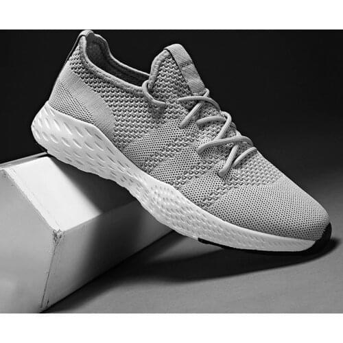 Light casual shoes men sneaker mesh summer large size breathable fashion sports outdoor running white size 49 size 48 students