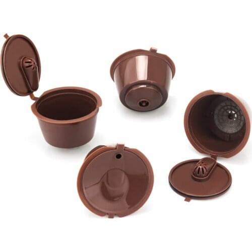 Reusable Coffee Capsule NescafeFilters with Stainless Steel Mesh Pod Cup for Coffee machine Tool Tamper