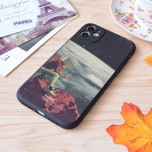 For iPhone Figuring Out Ways To Escape Print Soft Matt Apple iPhone Case