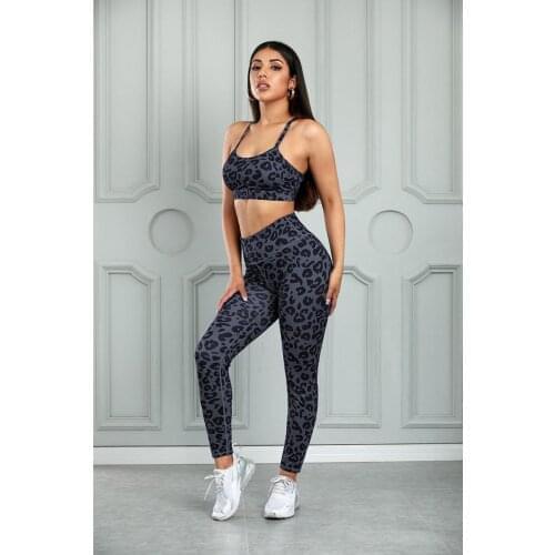 Shiyings New Yoga Wear Two-Piece Chest Pad All-In-One Sports Suit Womens High Waist Trousers Breathable Fitness Suit