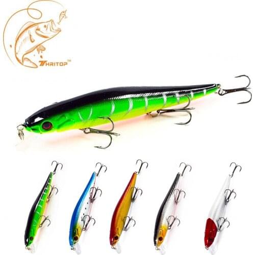 Thritop New Hard Fishing Lures Hot Item 140mm 23g 5 Colors for Option TP023 Top-Class Minnow Fishing Baits Artificial Bait