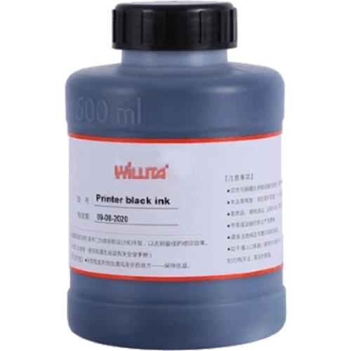 One bottle black Alternative ink for printers of Linx 1010/1240
