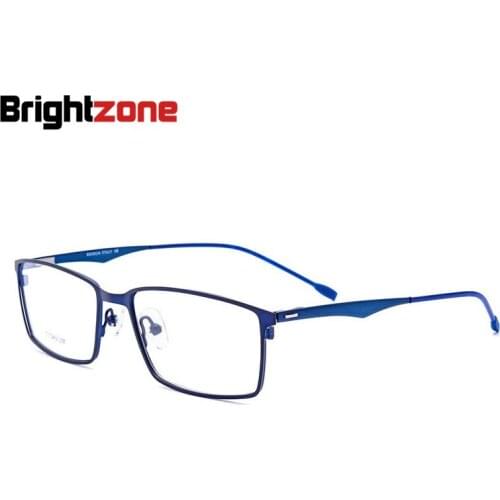 New Arrivals Business Affairs Full Rim Titanium-Alloy Metal Prescription Spectacle Frame Man Myopia No-Screw Eye Glasses Woman