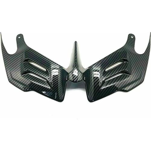 Fit For Yamaha YZF-R25 R3 2015-2018 Front Winglet Fairing Aerodynamic Spoiler Fin Carbon Fiber Paint