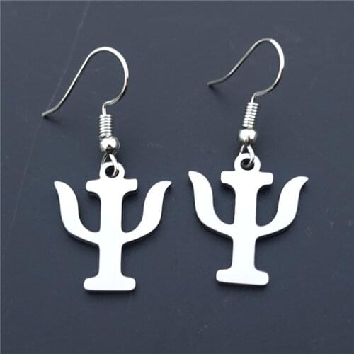 Psychological Symbol Stainless Steel Earrings Jewelry For Women Girls