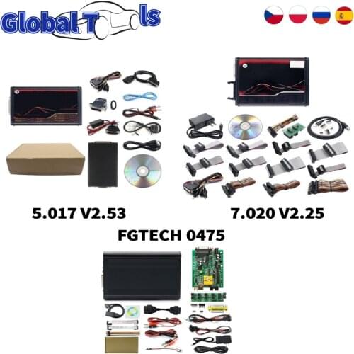 V2.53 V5.017 ECU Programmer with Plastic Box V7.020 Car Truck ECU Chip Tuning Tool 0475 FGTECH Galetto 4 BDM FRAME Galletto V54