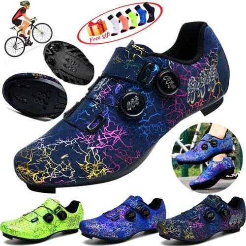 R.xjian Brand New Cycling Sports Shoes Men Self-locking Road Bike Shoes Route Shoes Belt Lock MTB Cycling Shoes Spd Racing Shoes
