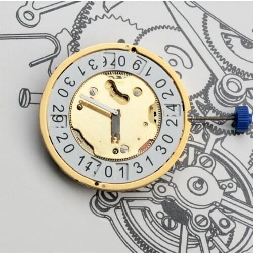 Ronda 5050. B movement 3.6.9 seconds 6 o'clock calendar watch movement accessories Quartz movement