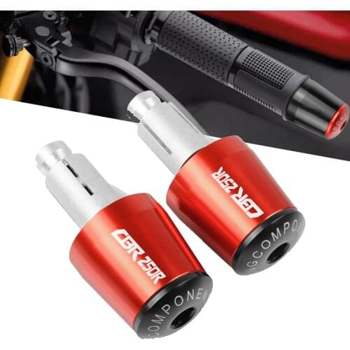 Motorcycle Handlebar Gear Balanced Plug Slider Handle Bar End Grips Cap For Honda CBR250R CBR 250 R CBR-250R 2011-2013