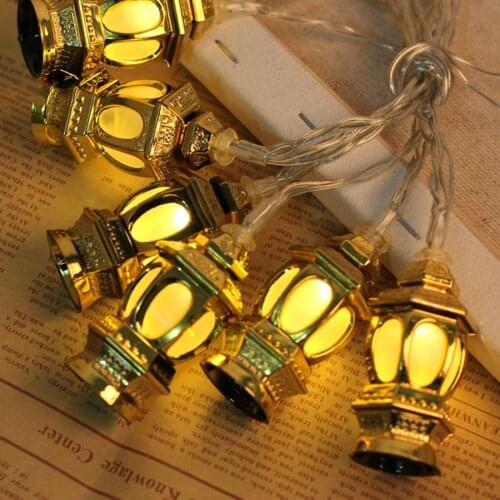 Thrisdar 4M 20 LED Lantern Fairy String Light Outdoor Christmas Garland String Lights for Ramadan Garden Wedding Party Decor