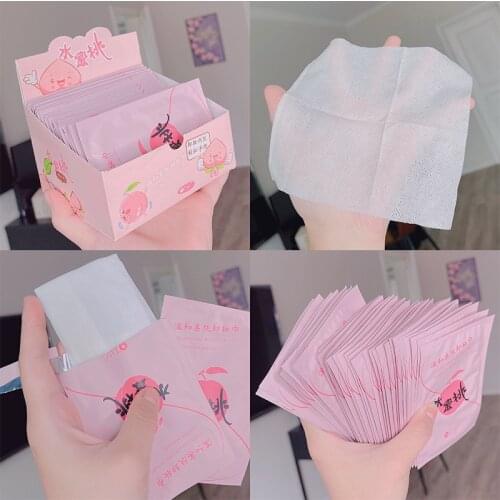 30PCS/SET Makeup Remover Cleansing Wipes Face Tissue Cotton Daily Facial Deep Cleaning Towelettes to Remove Makeup Wet Wipes
