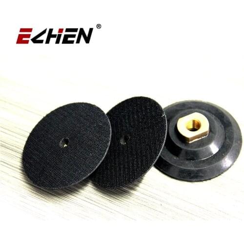 4 inch Diameter 100mm Rubber lock flexible adaptor backer pad for angle grinder polishing granite and marble