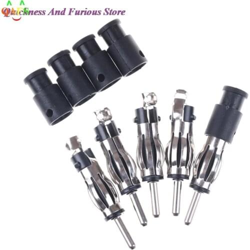 5pcs Adapter Male Plug Connector Whosesale Black Auto AM/FM Antenna