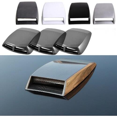 5D Carbon Fiber Car Hood Intake Vent Cover For Toyota Corolla Avensis RAV4 Yaris Auris Hilux Prius verso MG 3 ZR Buick