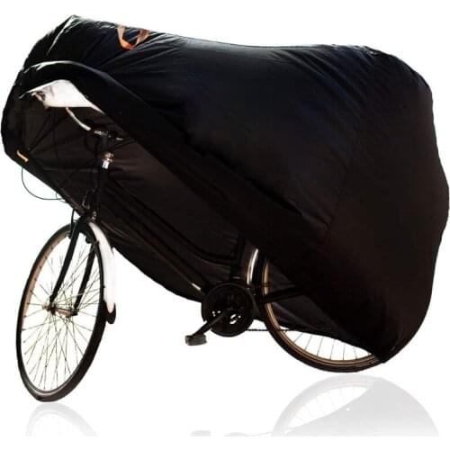 Extra Large Size Waterproof Bike Cover Oxford Windproof Dustproof Anti-UV Outdoor Bicycle Storage Protector for 1-2 Bike