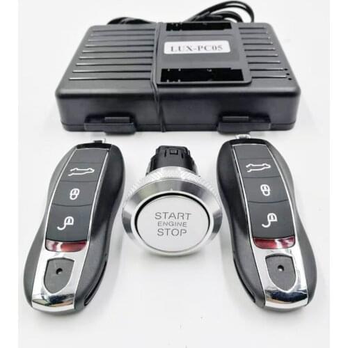 For 2005-2012 Porsche Boxster Car Add Push to Start Stop System Remote Start and PKE Keyless GO Entry CAN BUS Plug and Play